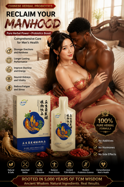 Yili Yang probiotics for daily men's wellness — sachets laid out in a row