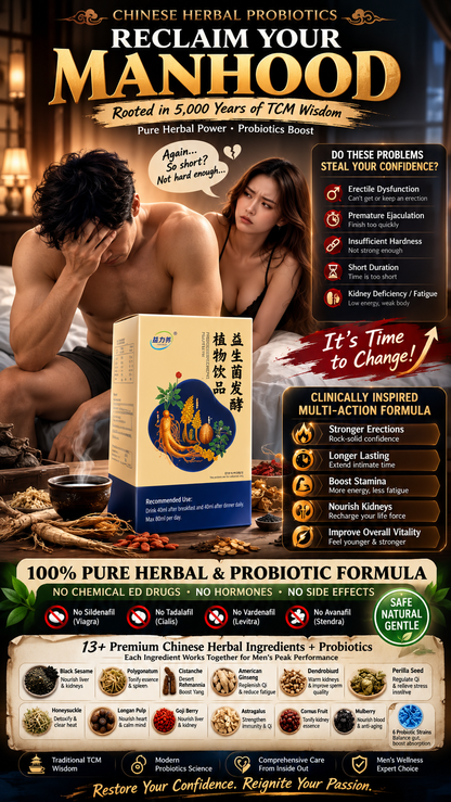 Yili Yang probiotics for daily men's wellness — gift-ready packaging