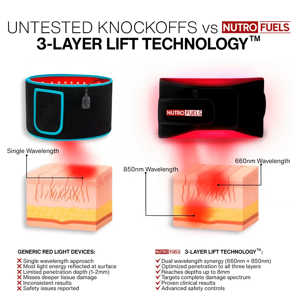 Nutrofuels™ Postpartum Red Light Therapy Belt