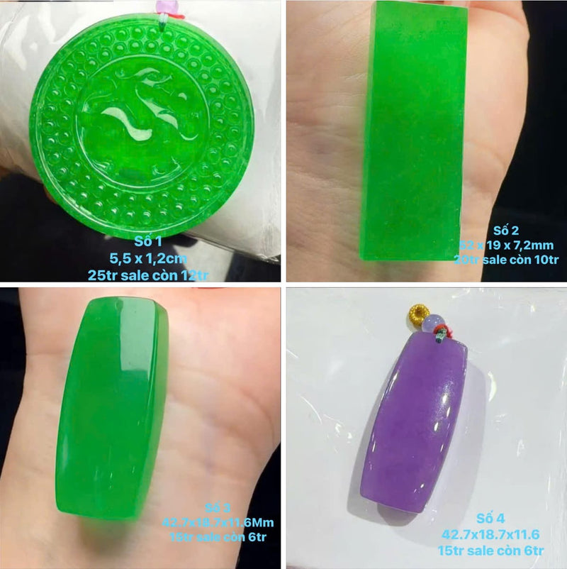 Bộ Sưu Tập Ngọc Bội & Thẻ Bài Ngọc Phỉ Thúy Phong Thủy