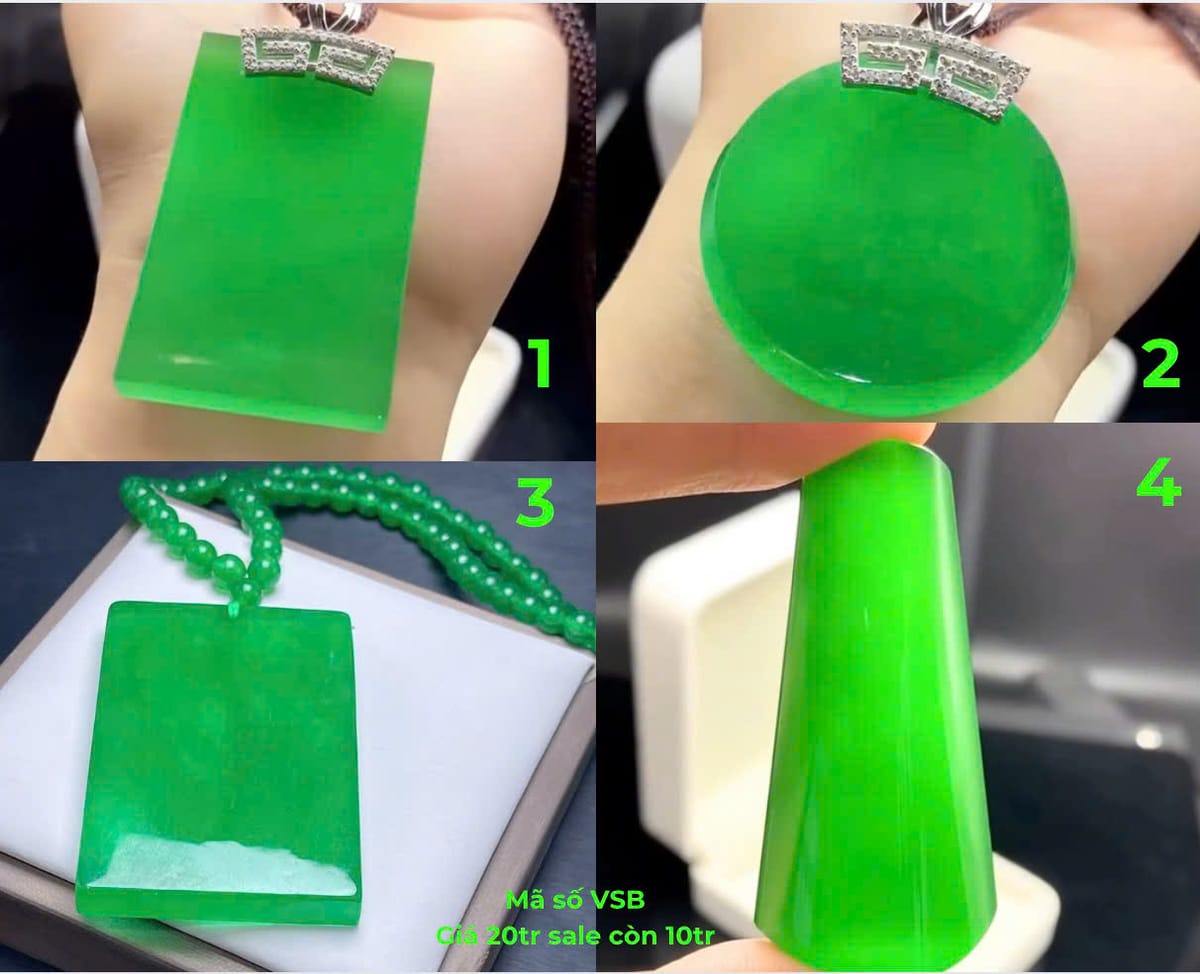 Mặt Ngọc Phỉ Thúy Vô Sự Bài Cát Tường Tuyển Chọn - ảnh 1