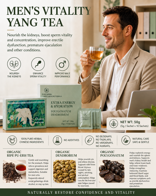 Men's Vitality Yang Tea - one box gift set poster